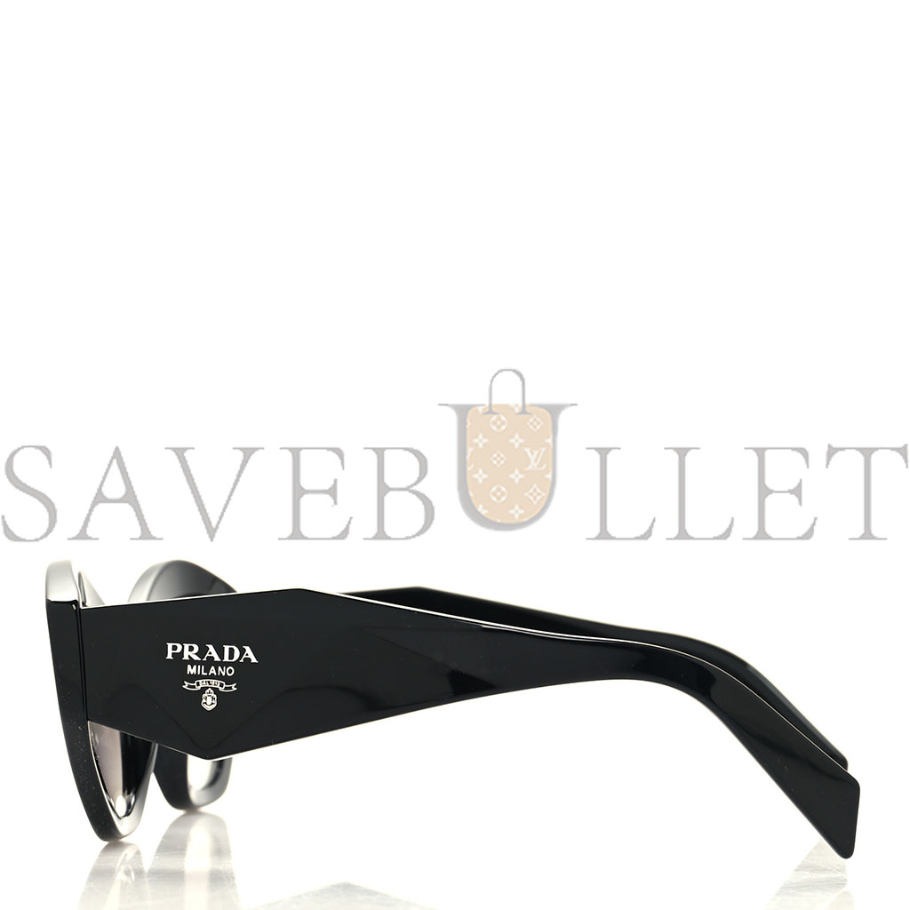 PRADA ACETATE SYMBOLE SUNGLASSES SPR 07Y BLACK 