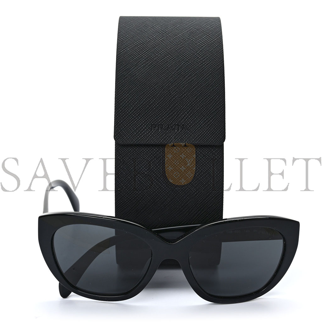 PRADA ACETATE SUNGLASSES SPR 16X BLACK