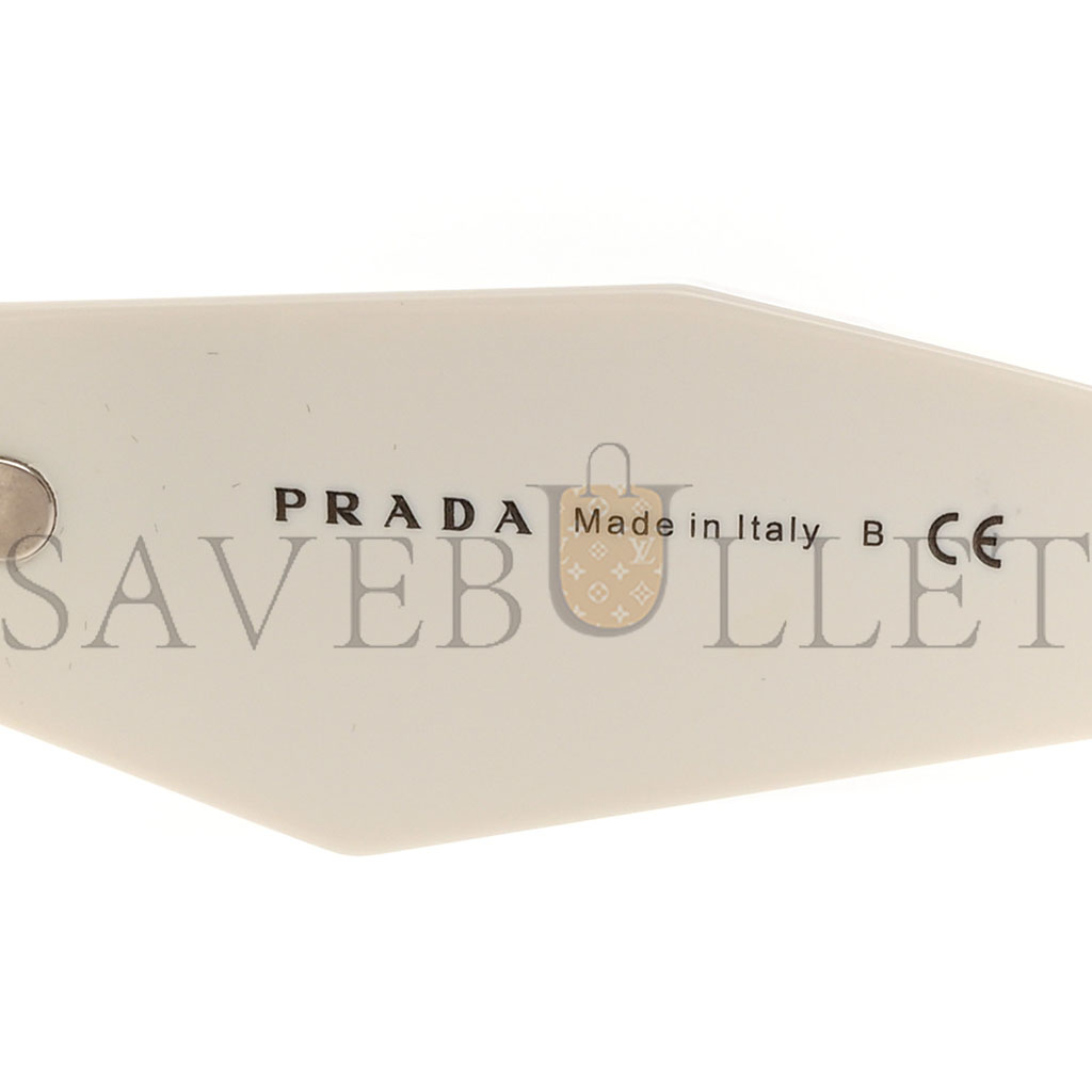 PRADA ACETATE SYMBOLE SUNGLASSES SPR 07Y-F WHITE