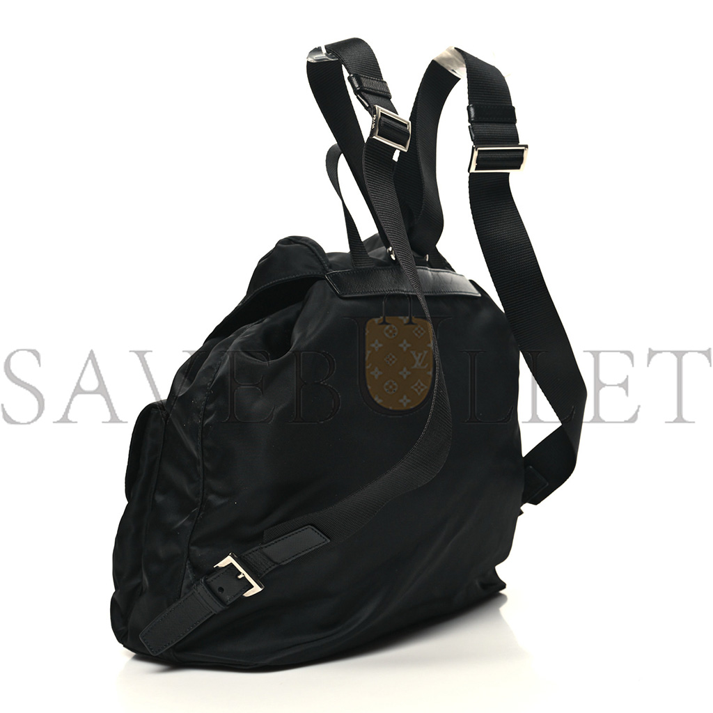 PRADA NYLON VELA MEDIUM BACKPACK BLACK (29*29*14cm)