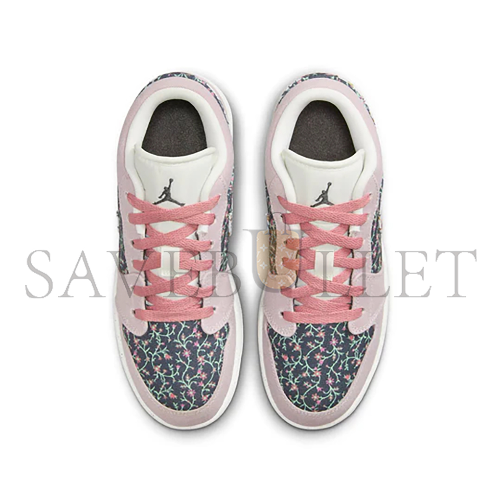 NIKE AIR JORDAN 1 LOW SE CANVAS FLORAL FJ3445-001