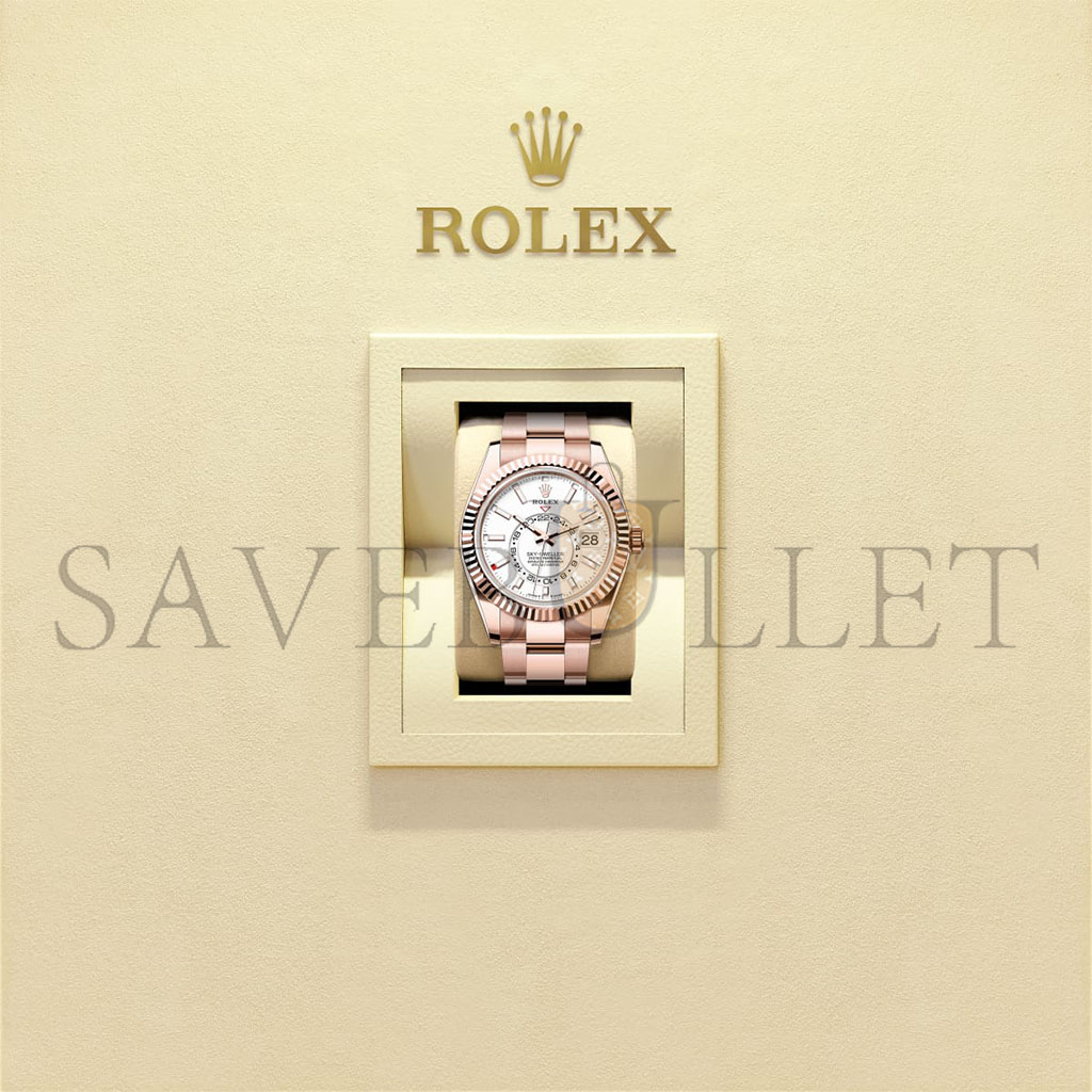 ROLEX SKY-DWELLER OYSTER, 42 MM, EVEROSE GOLD WATCH 336935