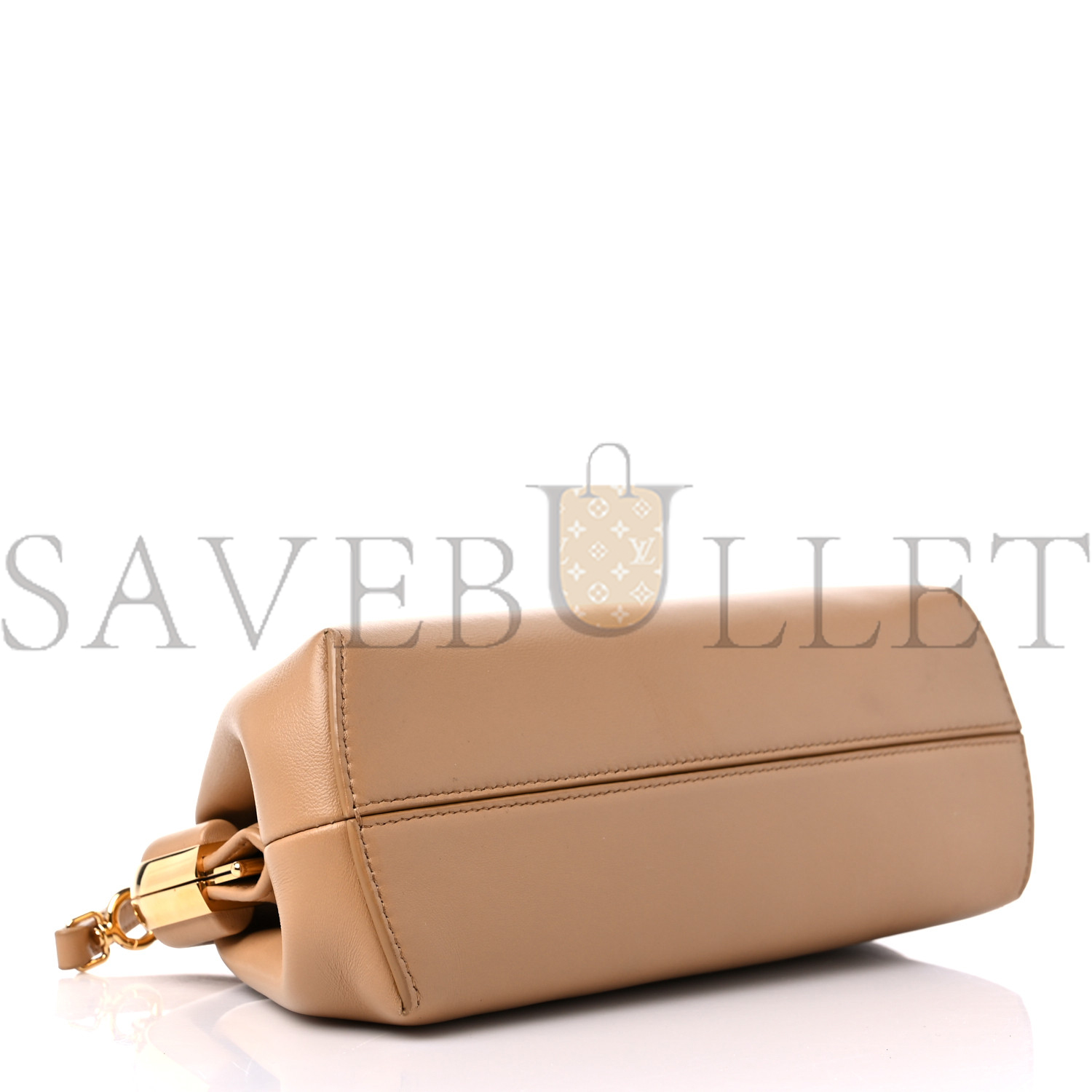 FENDI SHINY NAPPA SMALL FENDI FIRST SAND (24*18*9cm)