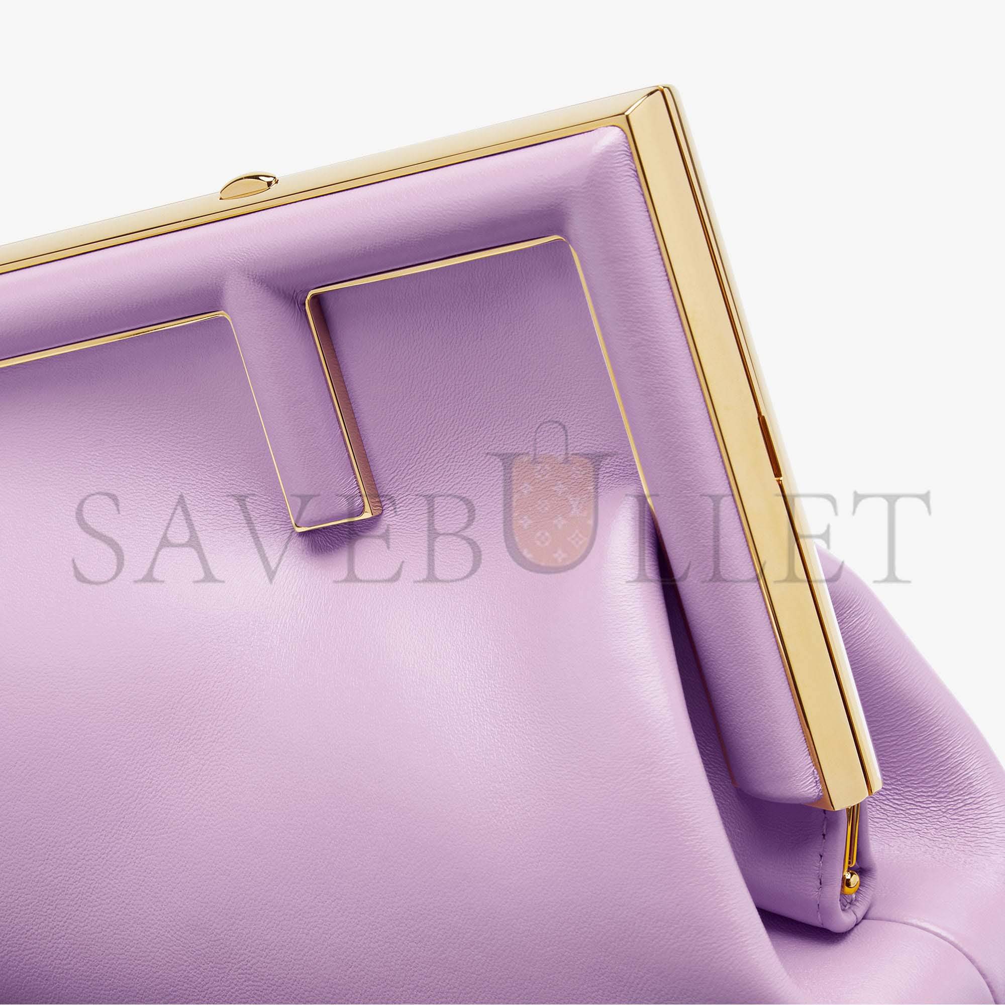 FENDI FIRST SMALL - LILAC LEATHER BAG 8BP129ABVEF1JCO (26*18*9.5cm)