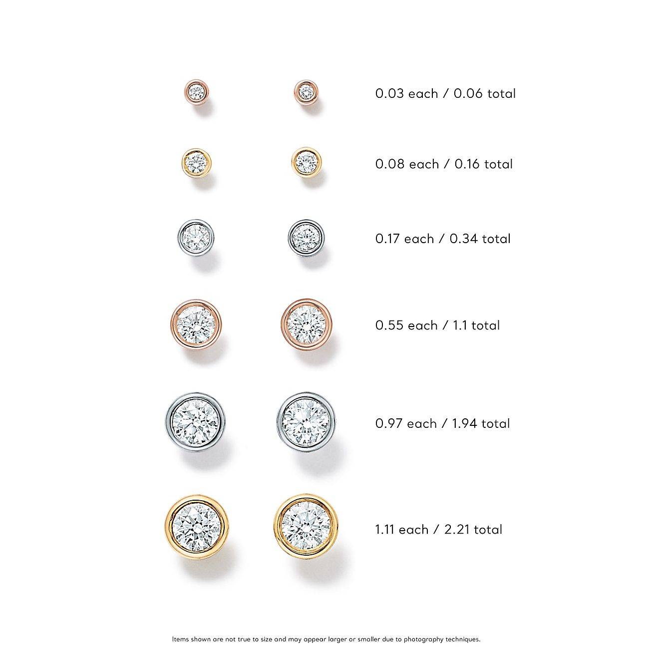 TIFFANY  ELSA PERETTI® DIAMONDS BY THE YARD® EARRINGS IN YELLOW GOLD 60017484